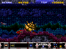 thunder force iii water level on snes